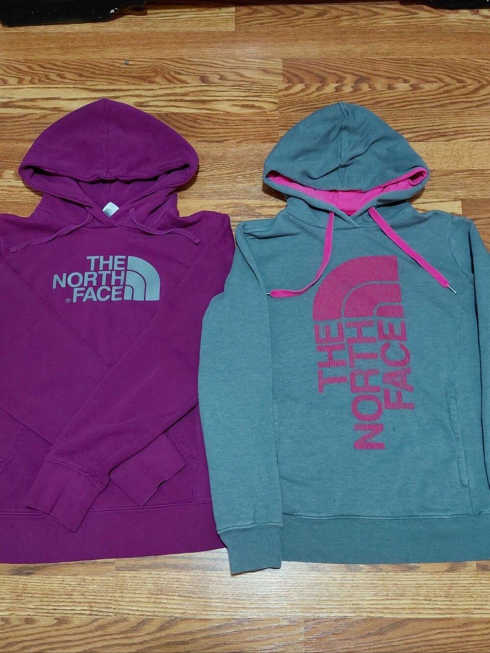 The North Face Fleece Hoodie Pullover Women Medium Pink Purple Sweatshirt
